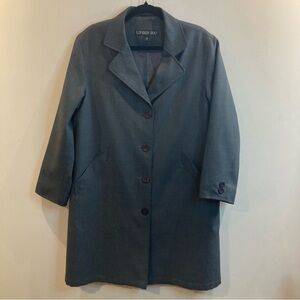 LONDON  FOG Sz 14R Classic Lined Buttoned Pockets Trench Rain Coat